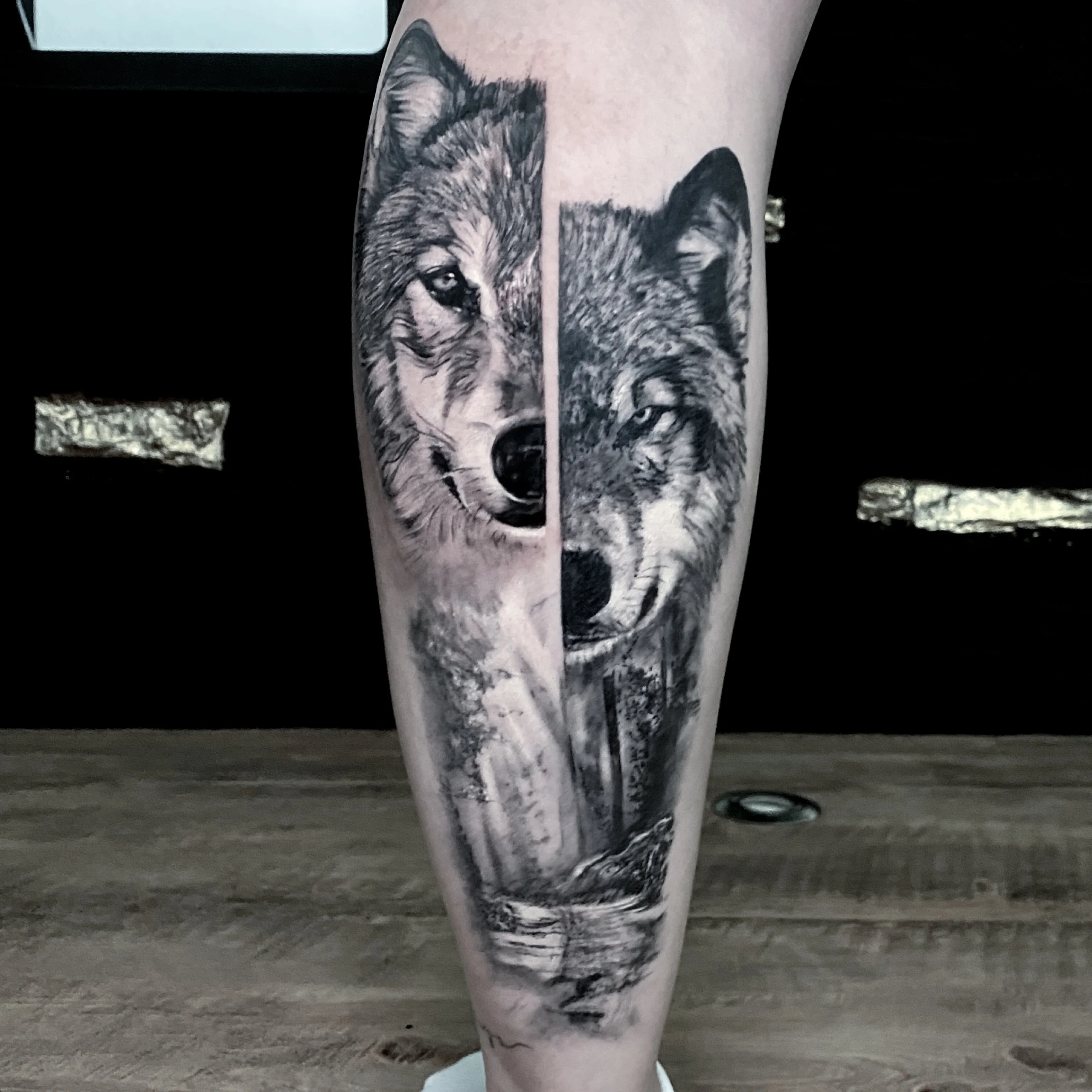 2farkas — Realistik Tattoo Bern — Berkunst Tattoo Utzenstorf